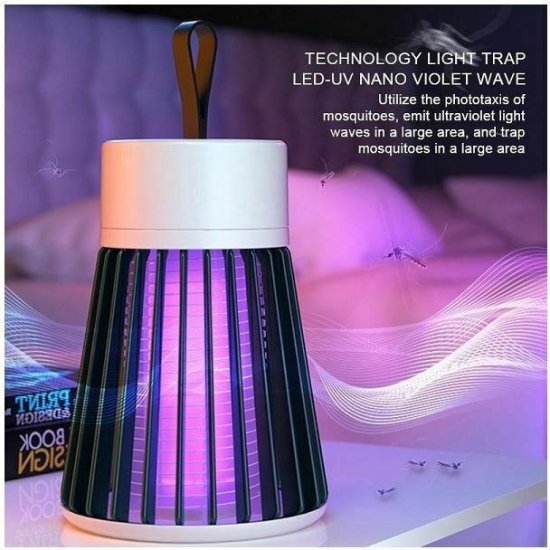 Ηλεκτρική Εντομοπαγίδα Led Electric Shock Mosquito Lamp 5W